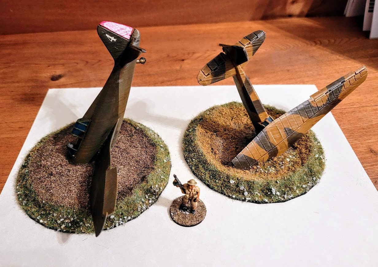 Wargaming Terrain Large Objective Markers Various Scales Historical Wargaming