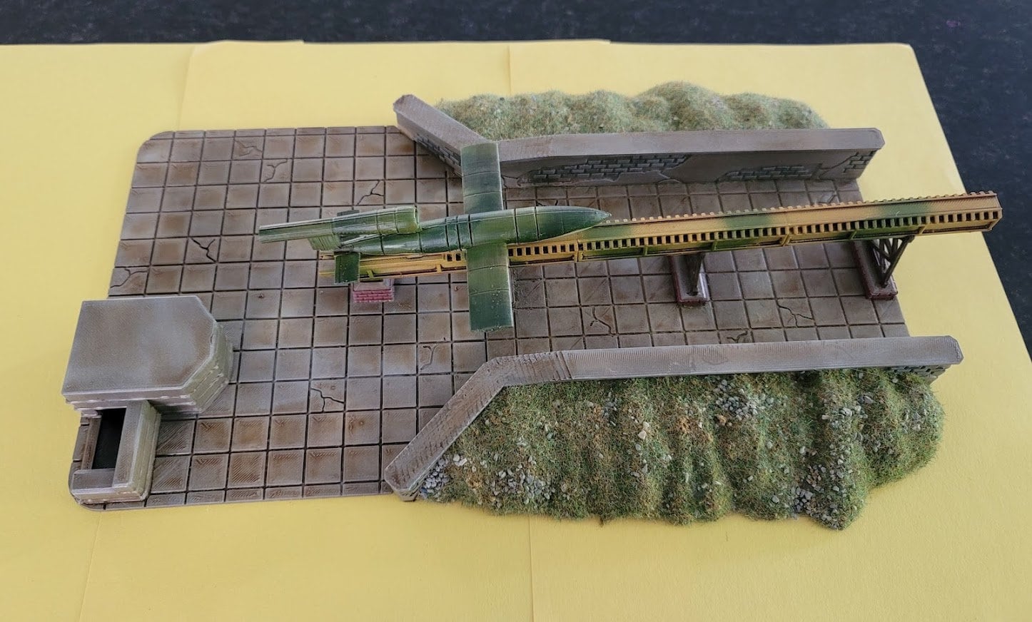 Wargaming Terrain V1 Rocket Launch Site Various Scales Historical Wargaming