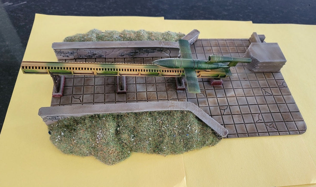 Wargaming Terrain V1 Rocket Launch Site Various Scales Historical Wargaming (US tariffs are pre-paid by us)
