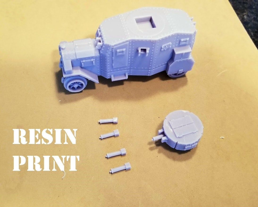 WWII German Ehrhardt E-V/4 Armoured Car Various Scales Historical Wargaming