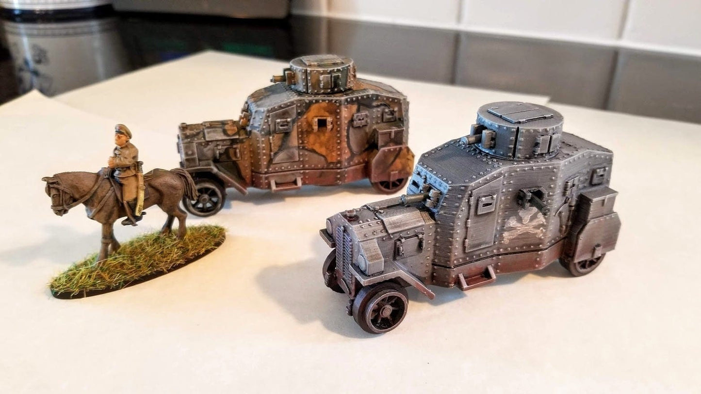 WWII German Ehrhardt E-V/4 Armoured Car Various Scales Historical Wargaming