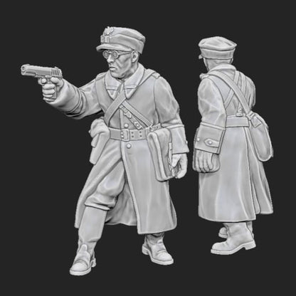 WWII Polish People's Army Officer Various Scales Historical Wargaming