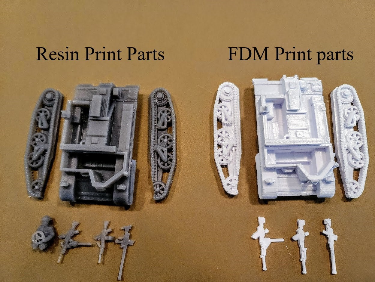WWII British Mk1 Scout Universal Carrier Various Scales Historical Wargaming (1 model)