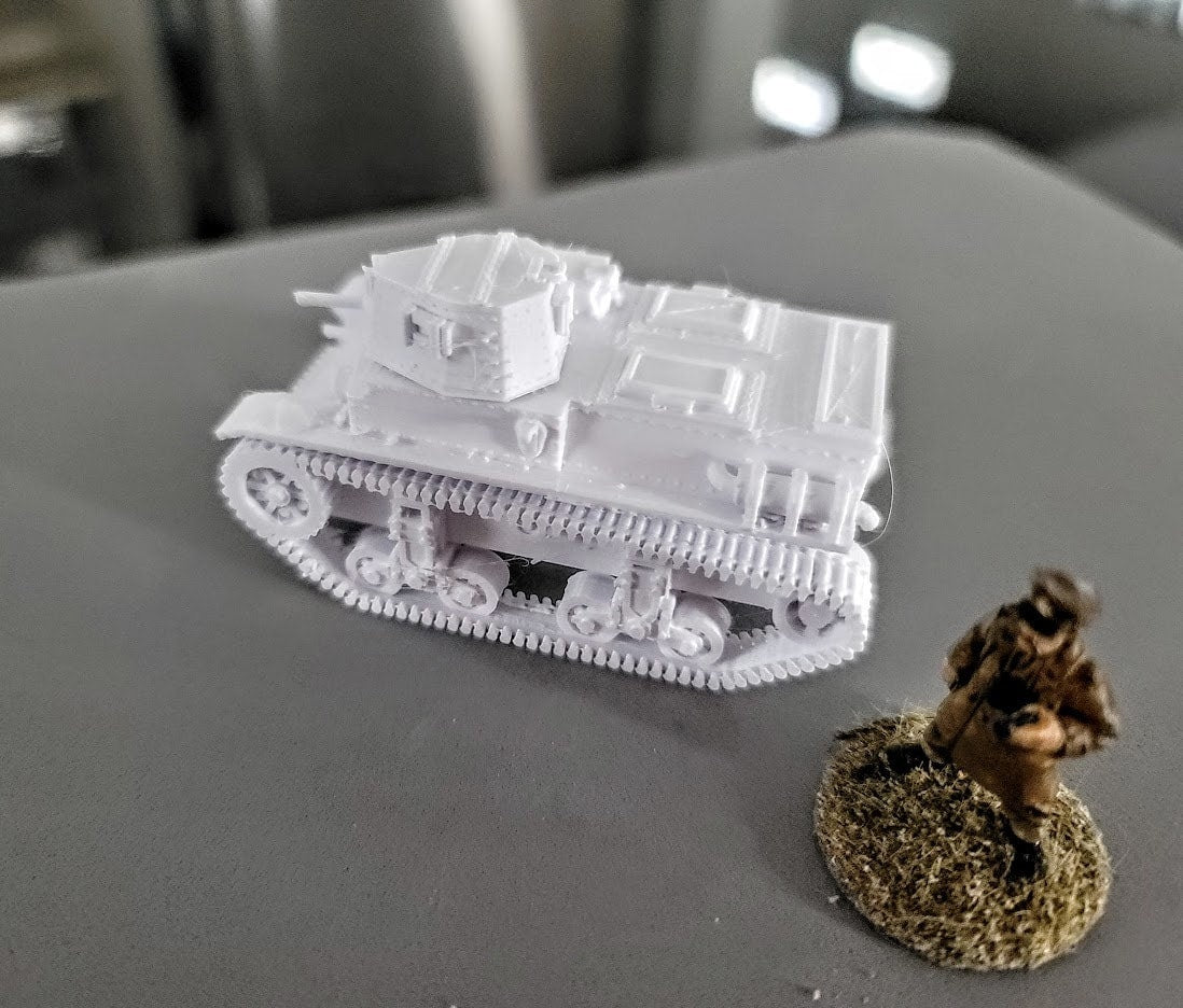 WWII American US Marmon-Herrington Combat Tank Light Series CTLS Light Tank Various Scales Historical Wargaming (1 model)