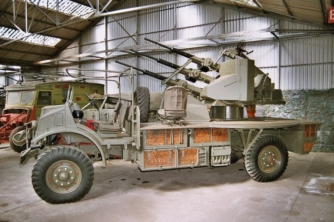 WWII British Truck Mounted Polsten Gun Various Scales Historical Wargaming