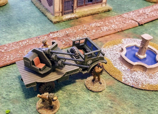 WWII British Truck Mounted Polsten Gun Various Scales Historical Wargaming