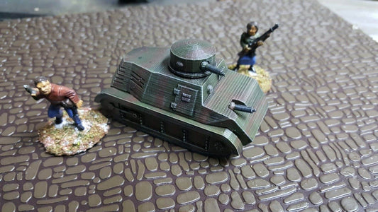 WWII Spanish Civil War Trubia Naval Tank Various Scales Historical Wargaming (US tariffs are pre-paid by us)