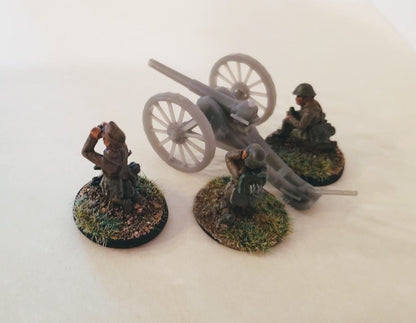 WWII Dutch 8 Staal 8.4cm Field Gun Various Scales Historical Wargaming (crew not included) (US tariffs are pre-paid by us)