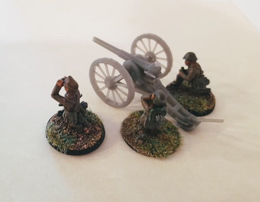 WWII Dutch 8 Staal 8.4cm Field Gun Various Scales Historical Wargaming (crew not included)