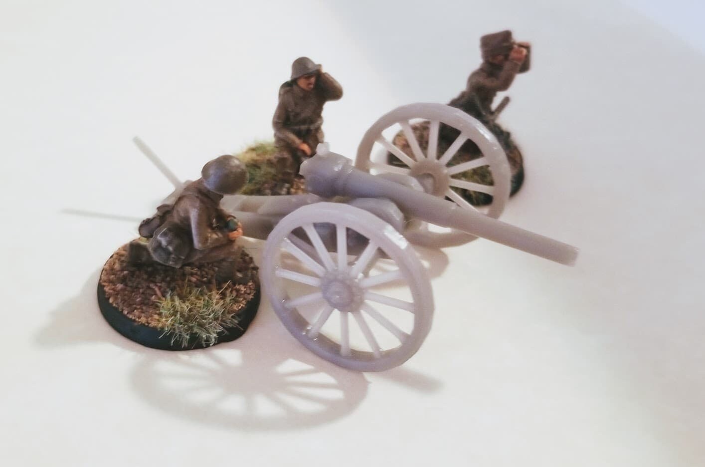 WWII Dutch 8 Staal 8.4cm Field Gun Various Scales Historical Wargaming (crew not included)