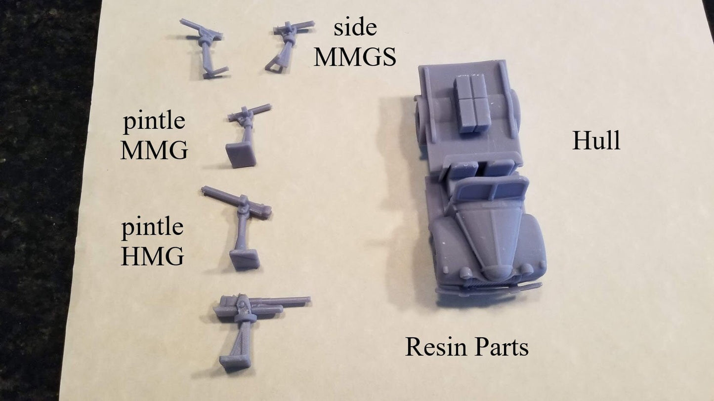 WWII Dutch Light Utility Truck (1 model) Various Scales Historical Wargaming (US tariffs are pre-paid by us)