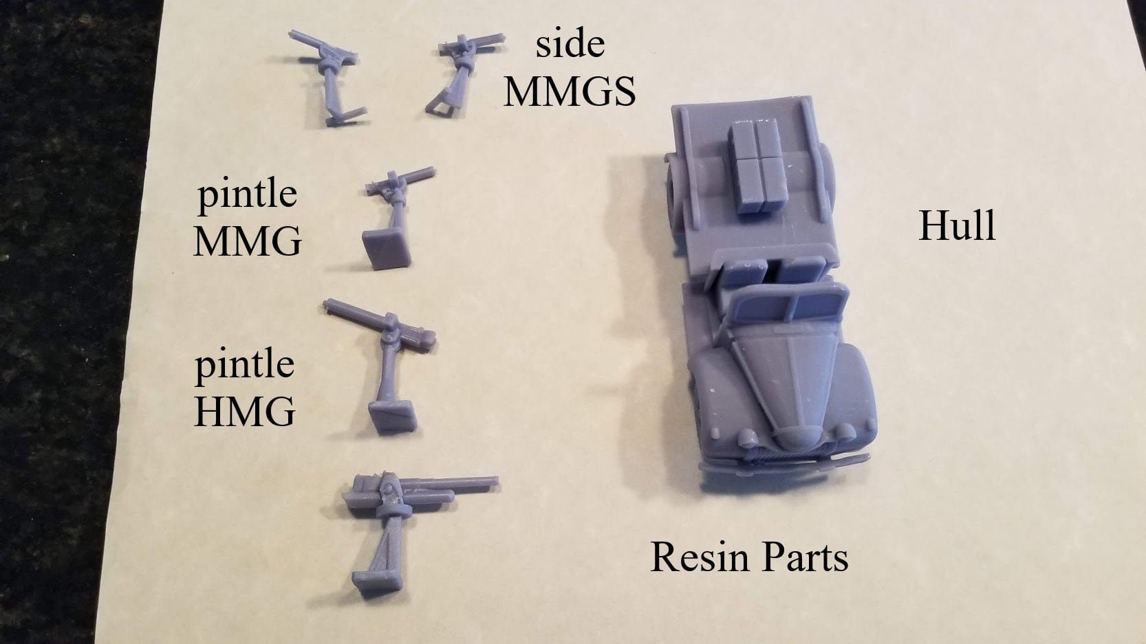 WWII Dutch Light Utility Truck (1 model) Various Scales Historical Wargaming