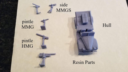 WWII Dutch Light Utility Truck (1 model) Various Scales Historical Wargaming