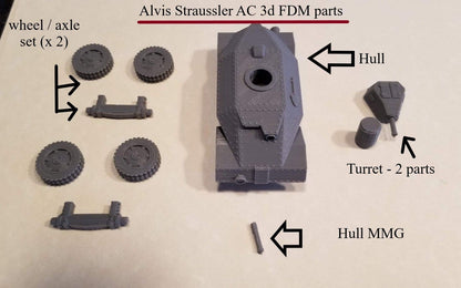 WWII Dutch Alvis-Straussler Armoured Car Various Scales Historical Wargaming (US tariffs are pre-paid by us)