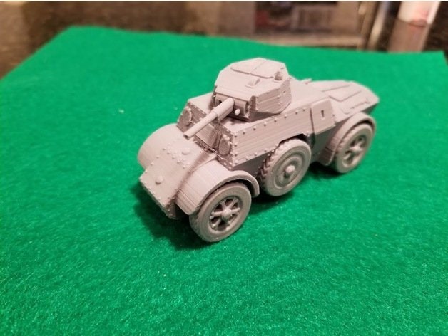 WWII Italian AB 40 AB 43 Armoured Car (both turrets included) Various Scales Historical Wargaming