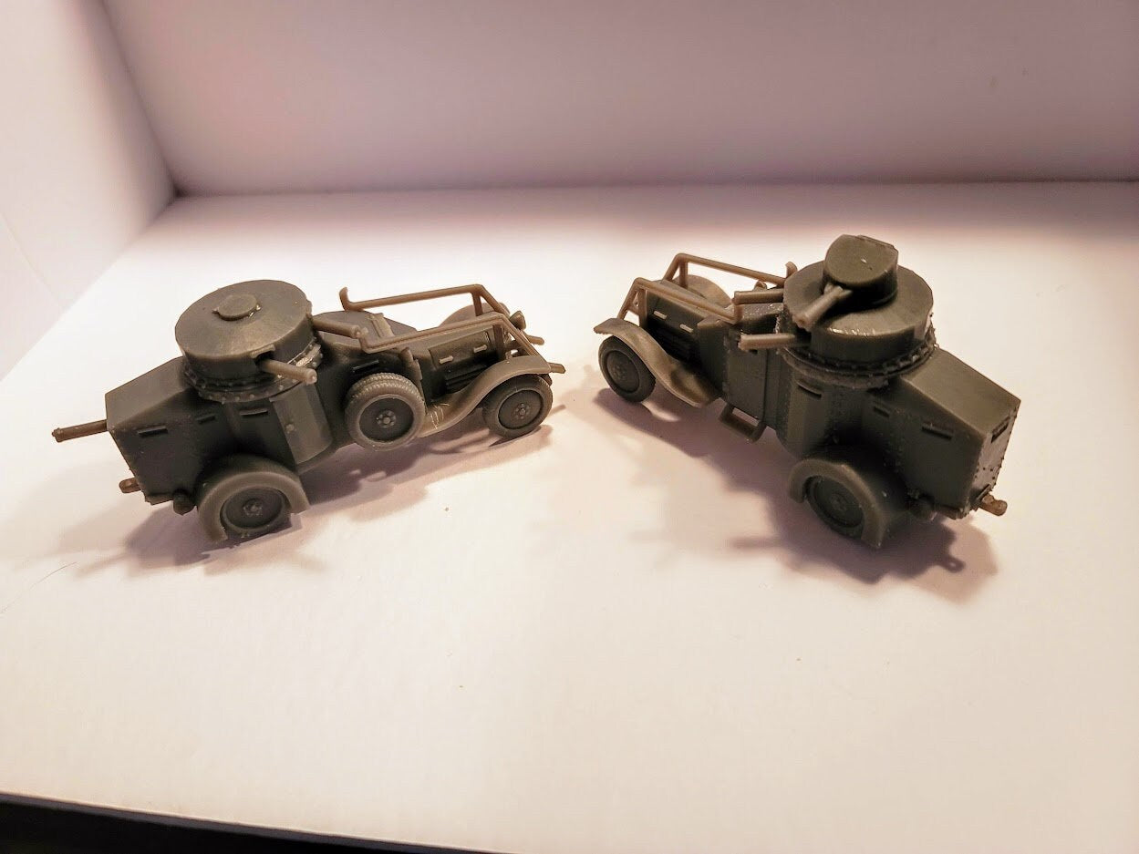 WWII Italian Lancia 1Z/1ZM Armoured Car (1 model) Various Scales Historical Wargaming (US tariffs are pre-paid by us)