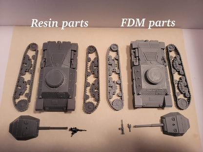 WWII Italian P26/40 Tank Various Scales Historical Wargaming