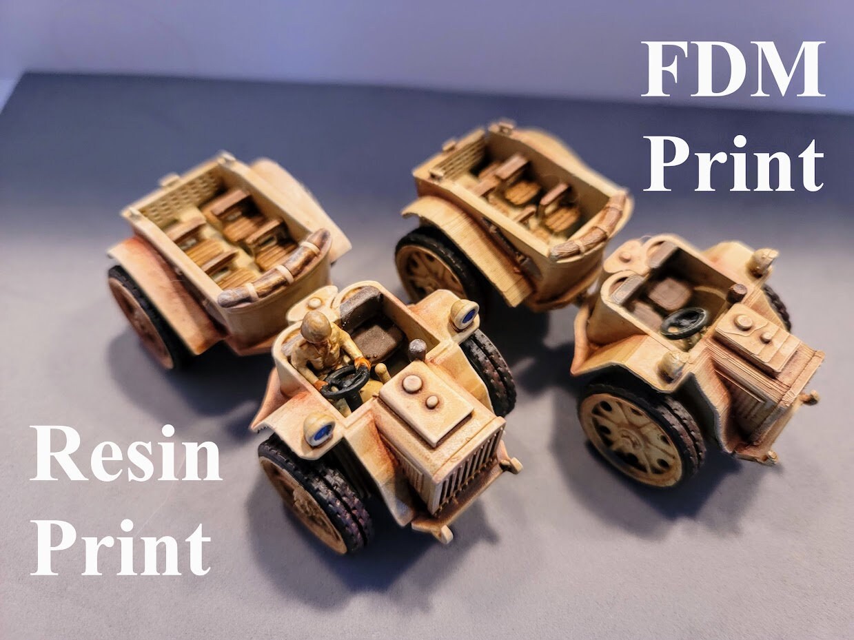 WWII Italian Pavesi P4 Artillery Tractor Various Scales Historical Wargaming (1 model)