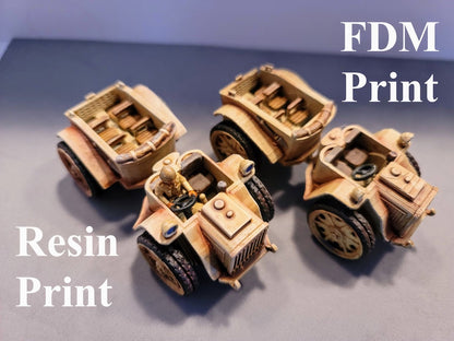 WWII Italian Pavesi P4 Artillery Tractor Various Scales Historical Wargaming (1 model) (US tariffs are pre-paid by us)