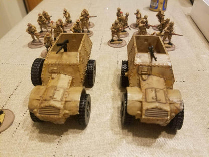 WWII Italian S37 Autoprotetto APC Armoured Car Various Scales Historical Wargaming (US tariffs are pre-paid by us)
