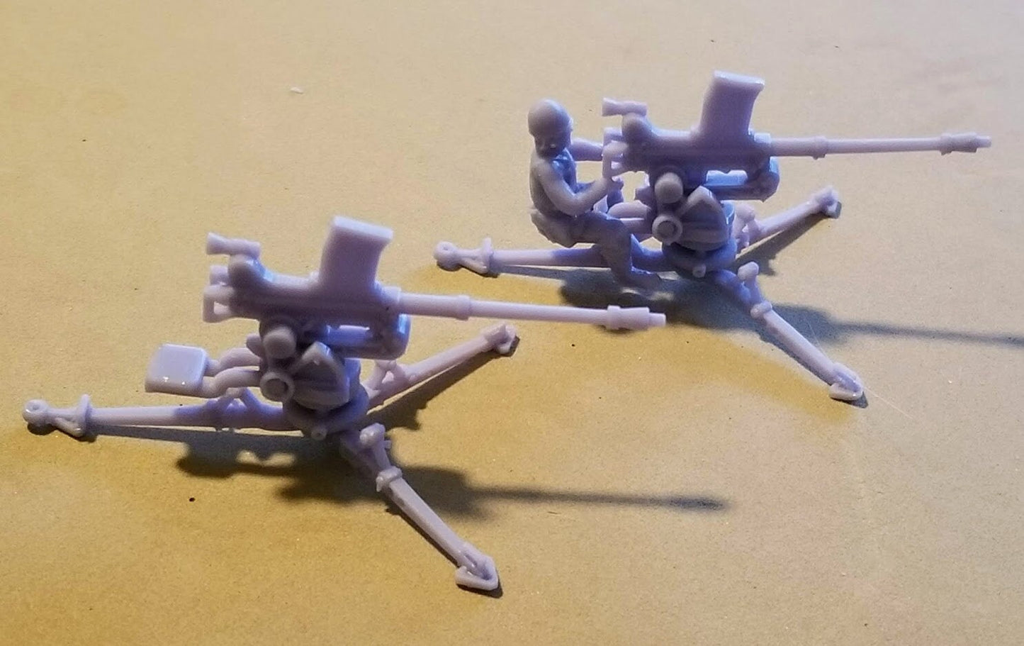 WWII Polish wz.38 FK 20mm Autocannon (2 guns) Various Scales Historical Wargaming