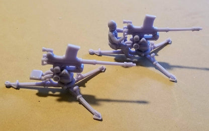 WWII Polish wz.38 FK 20mm Autocannon (2 guns) Various Scales Historical Wargaming