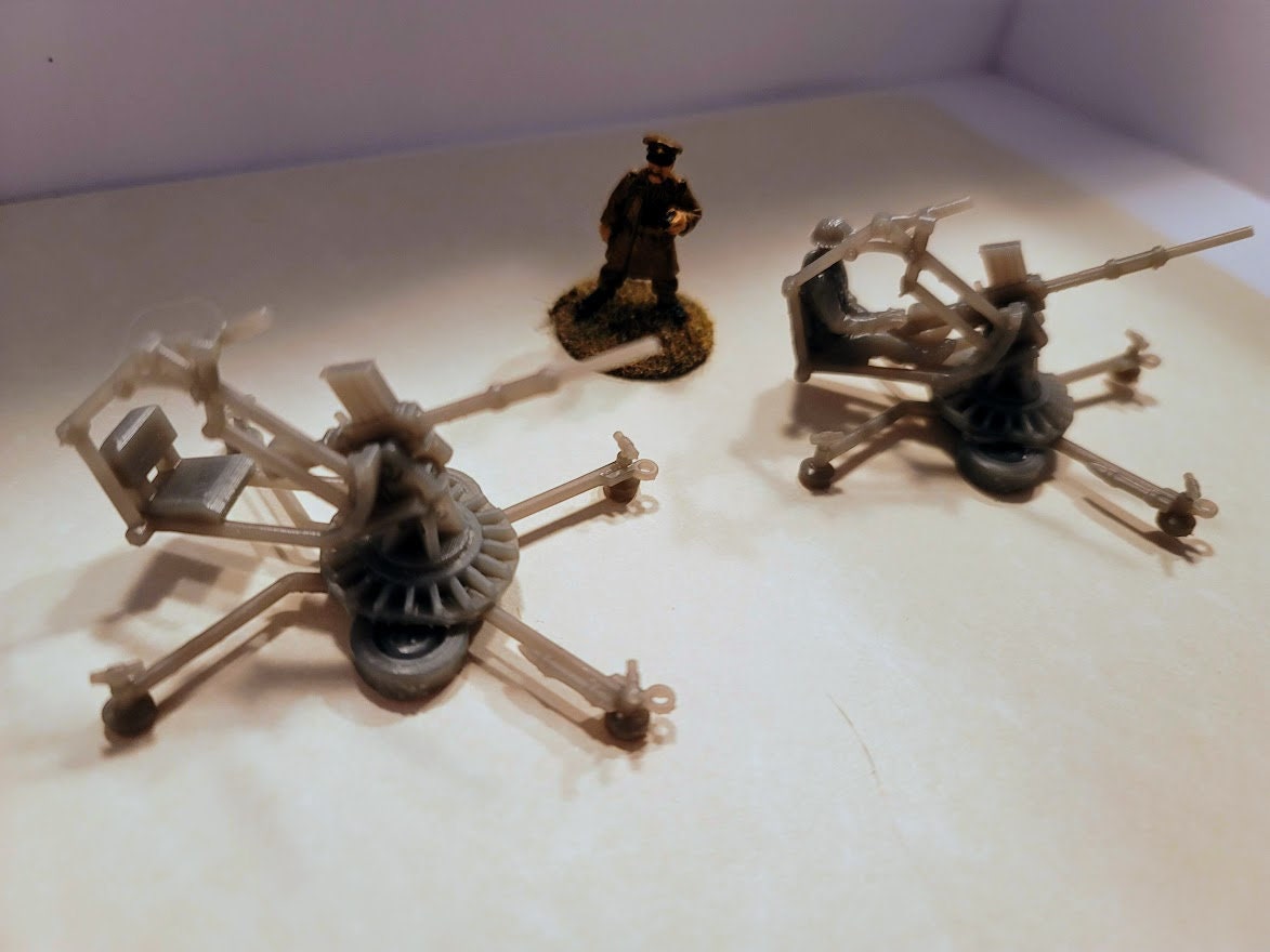 WWII Polish Polsten 20mm Autocannon Various Scales Historical Wargaming (1 model)