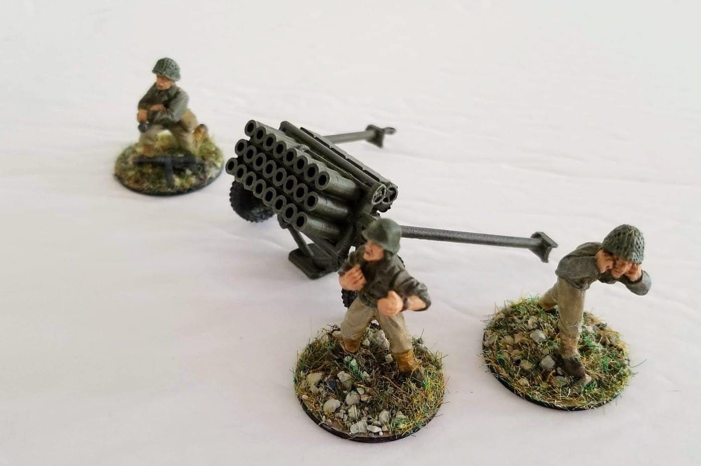 WWII US T66 114mm Multiple Launcher Various Scales Historical Wargaming (US tariffs are pre-paid by us)