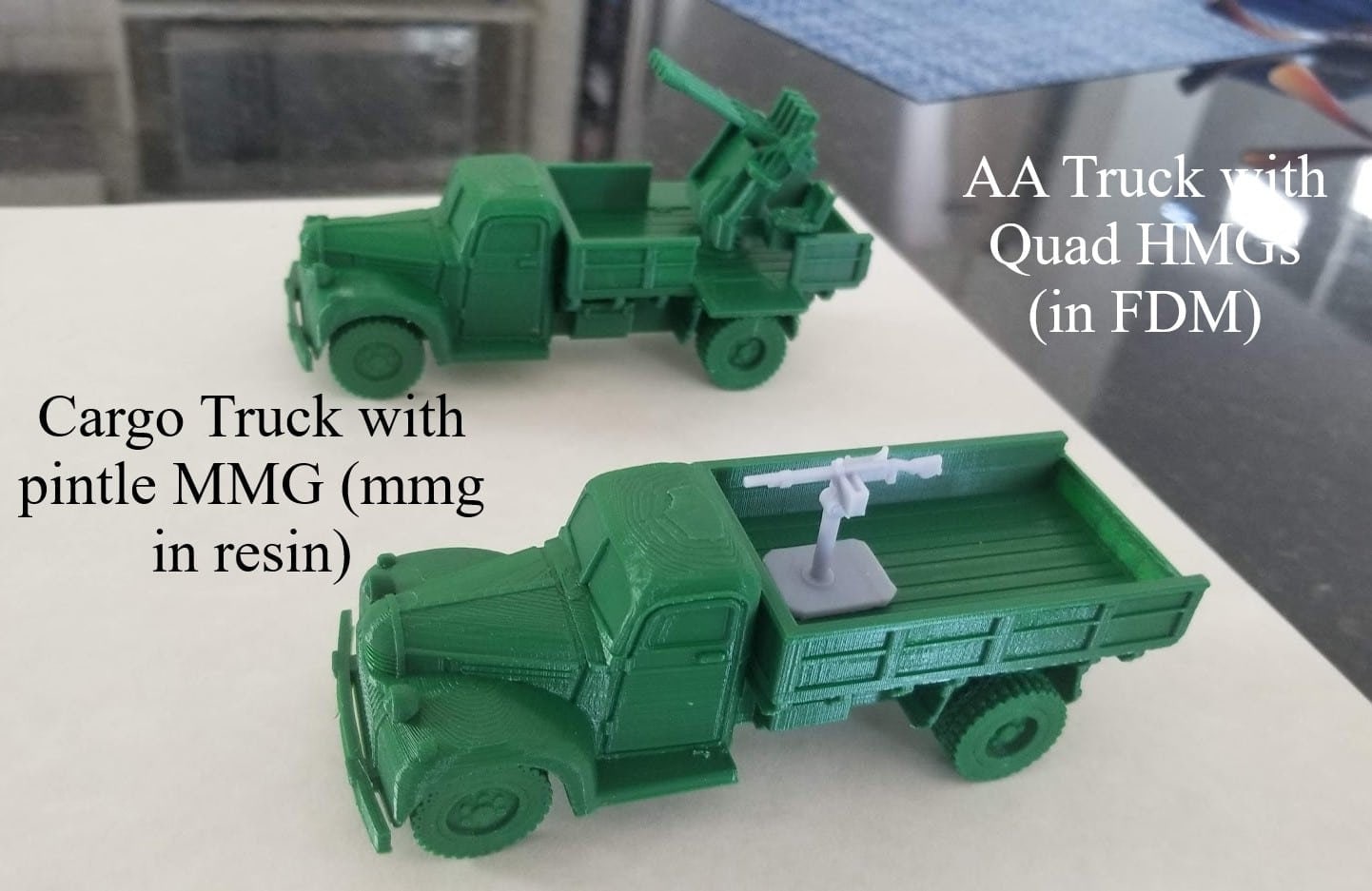 WWII US Free French Dodge 3t AA Truck (1 model) Various Scales Historical Wargaming