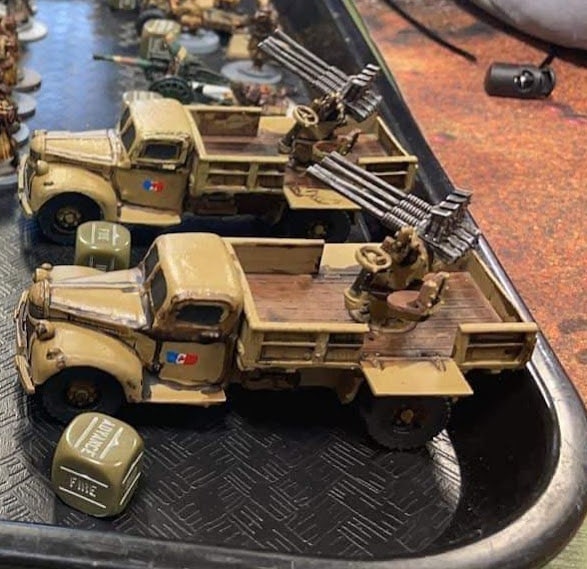 WWII US Free French Dodge 3t AA Truck (1 model) Various Scales Historical Wargaming