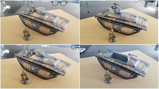 WWII US LVT Amtrac (4 versions) Various Scales Historical Wargaming