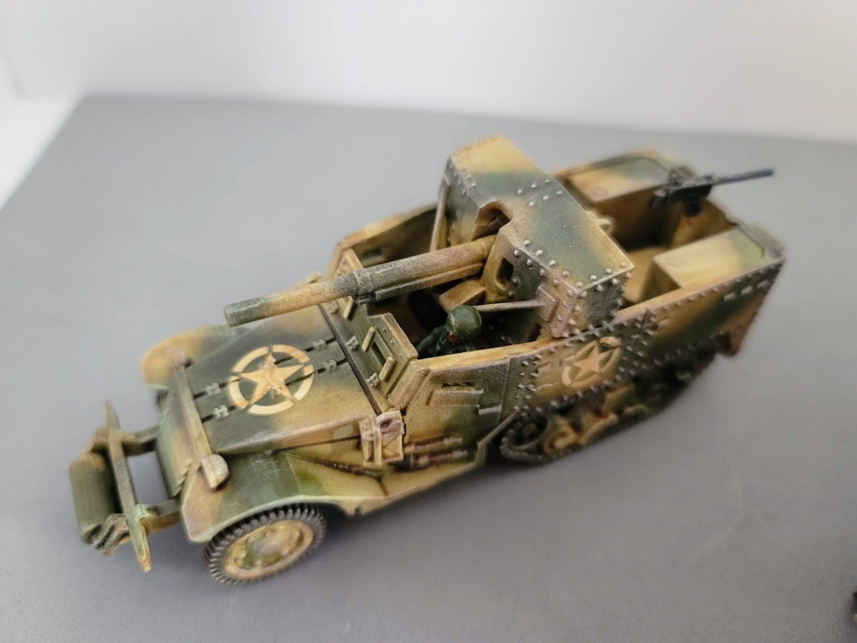 WWII US M3 T12 Motor Gun Carriage Various Scales Historical Wargaming (US tariffs are pre-paid by us)
