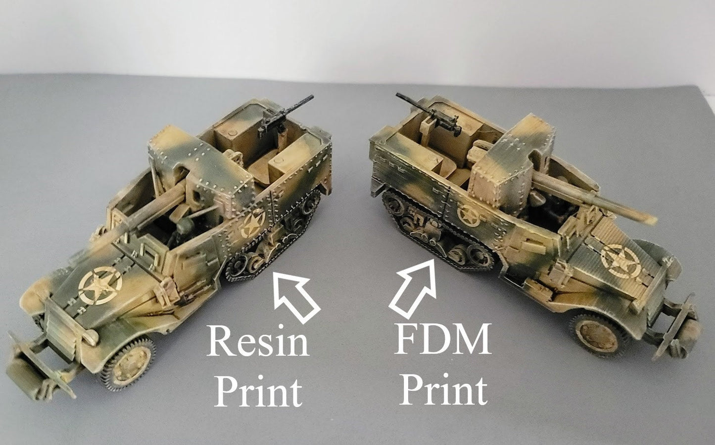 WWII US M3 T12 Motor Gun Carriage Various Scales Historical Wargaming