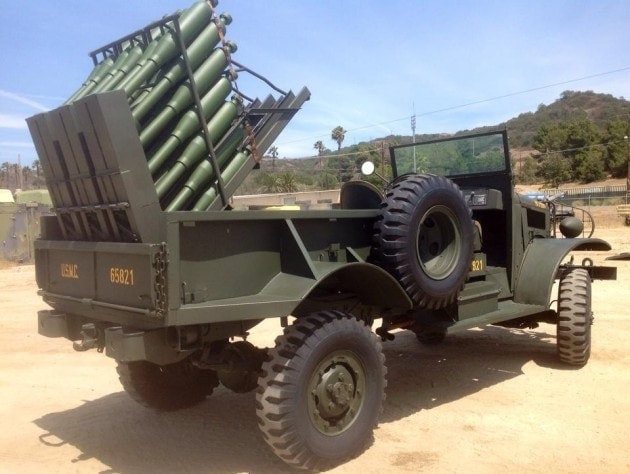 WWII USMC Multi Launcher Truck M-2-4 Various Scales Historical Wargaming (1 model)