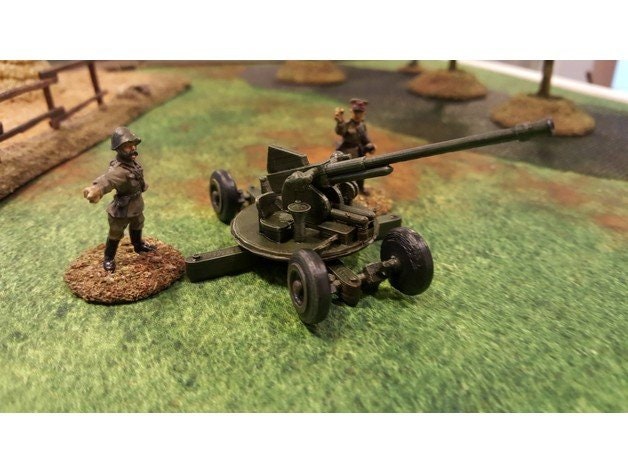 WWII Soviet Model 1939 37mm AA Gun Various Scales Historical Wargaming