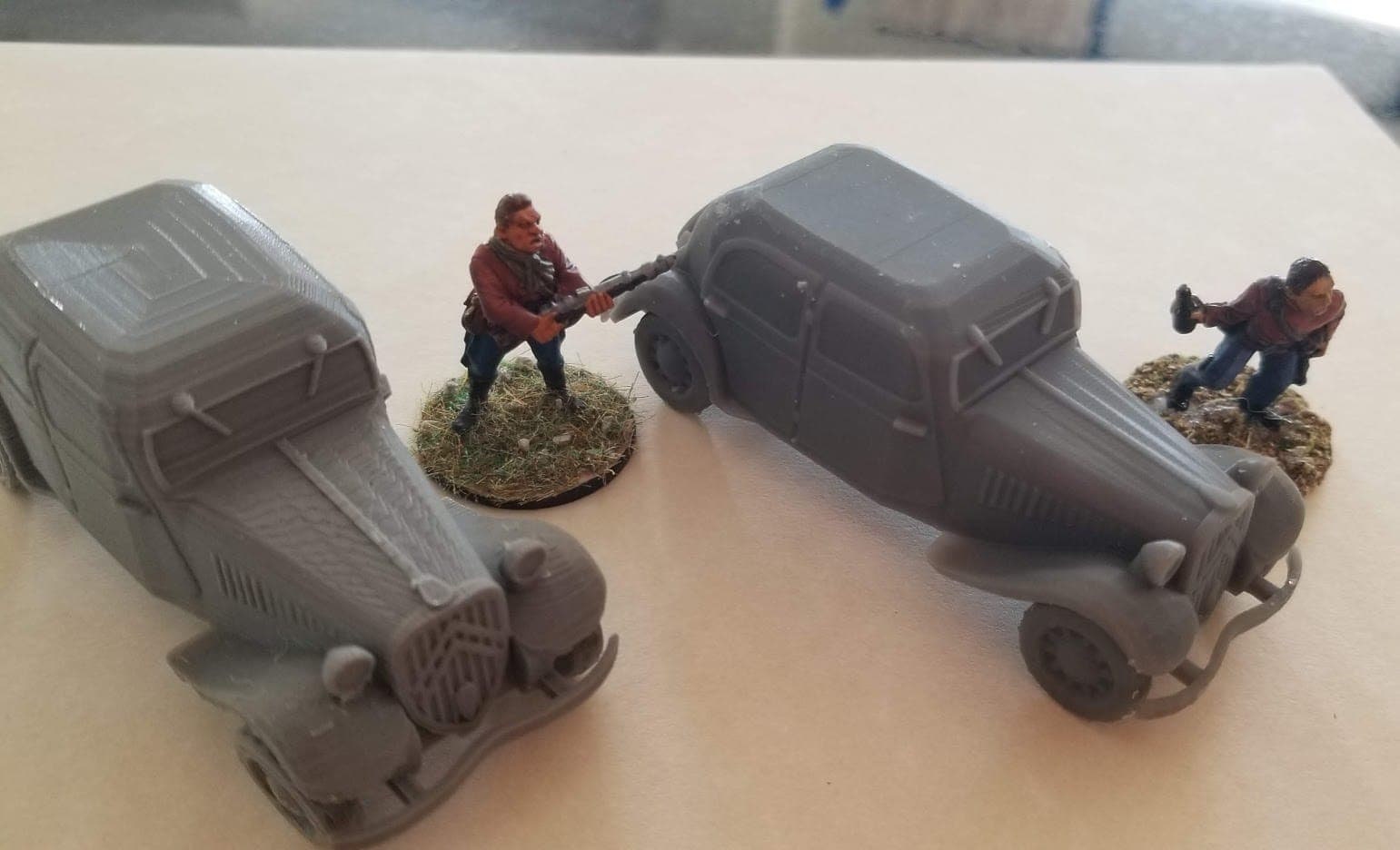 WWII French Citroen 11 CV Civilian Car (1 model) Various Scales Historical Wargaming (US tariffs are pre-paid by us)