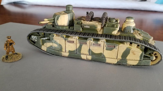 WWII French Char 2C Tank Various Scales Historical Wargaming (US tariffs are pre-paid by us)