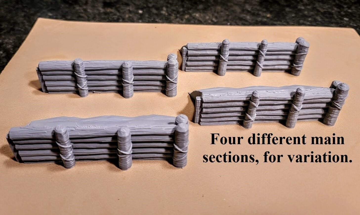 Wargaming Terrain WWII Seawall Bunker and Trenches Set Various Scales Historical Wargaming
