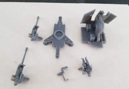 WWII German 37mm Flak Zwilling 43 Various Scales Historical Wargaming