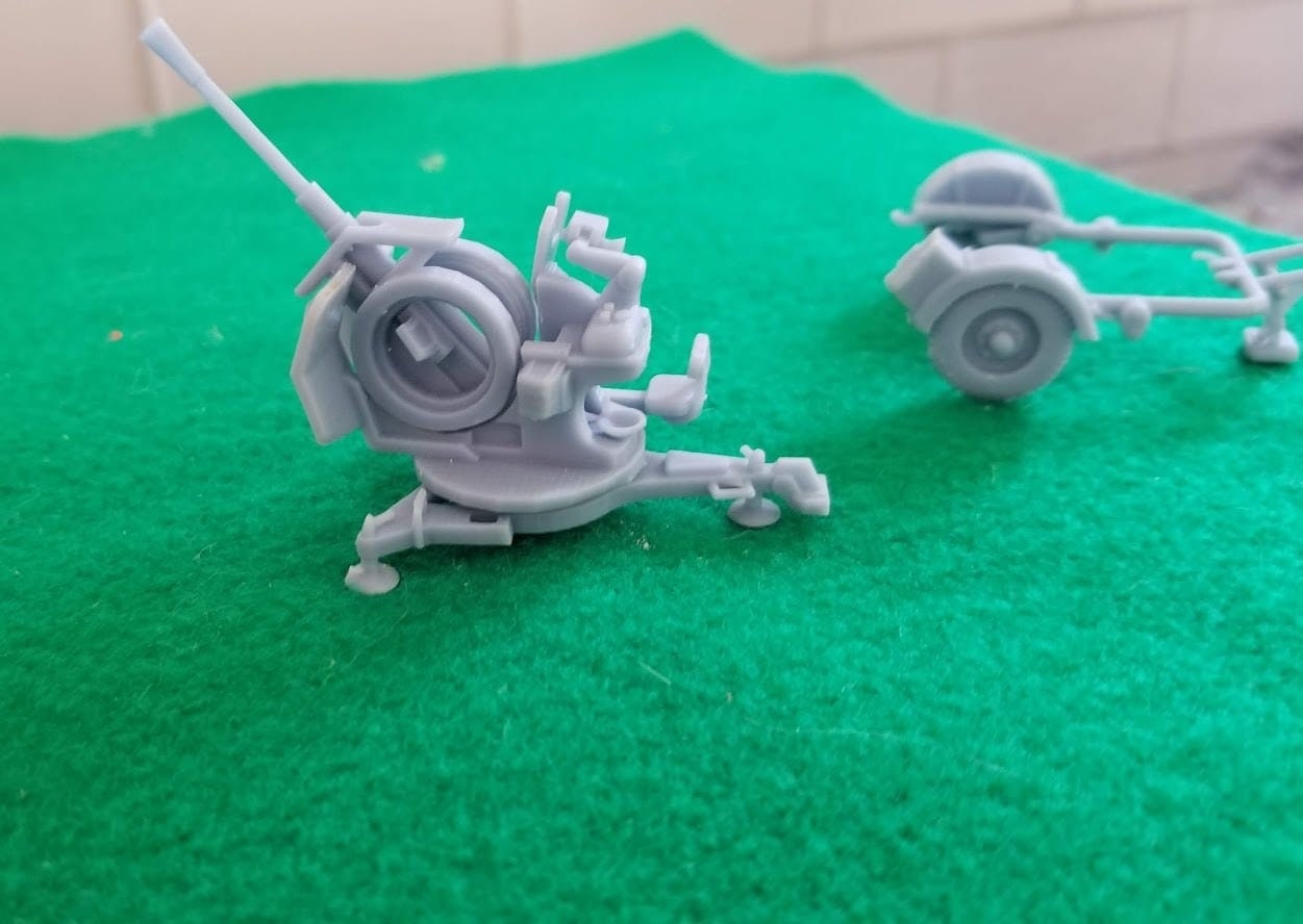 WWII German Flak 38 20mm Autocannon Various Scales Historical Wargaming (US tariffs are pre-paid by us)
