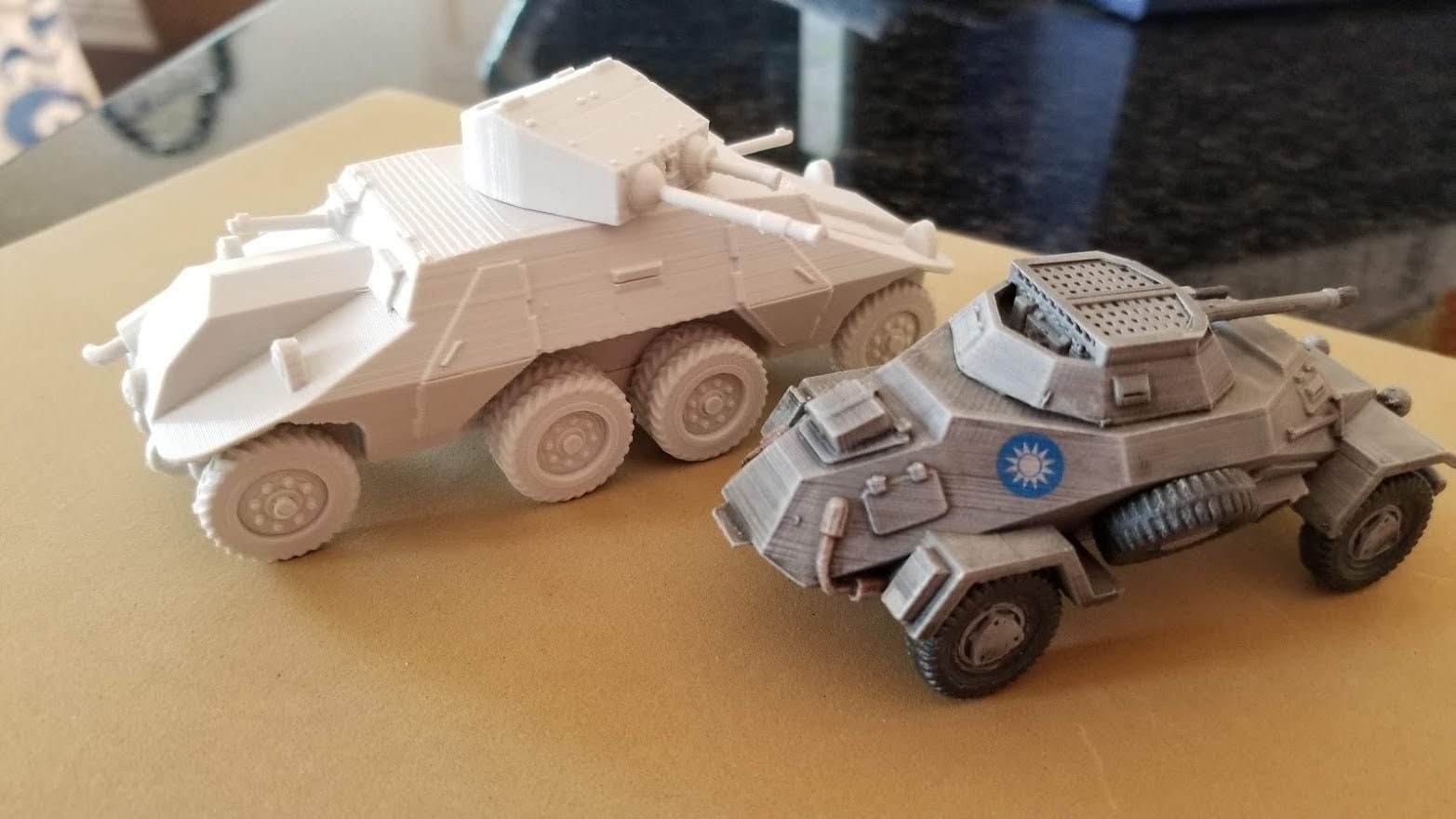 WWII Austrian STEYR ADGZ Armoured Car Various Scales Historical Wargaming