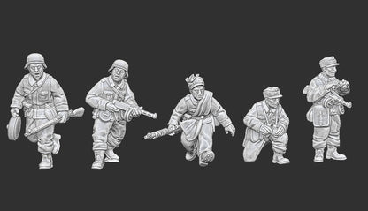 WWII Finnish Summer Command 1st Wave Squad (5 models) Various Scales Historical Wargaming