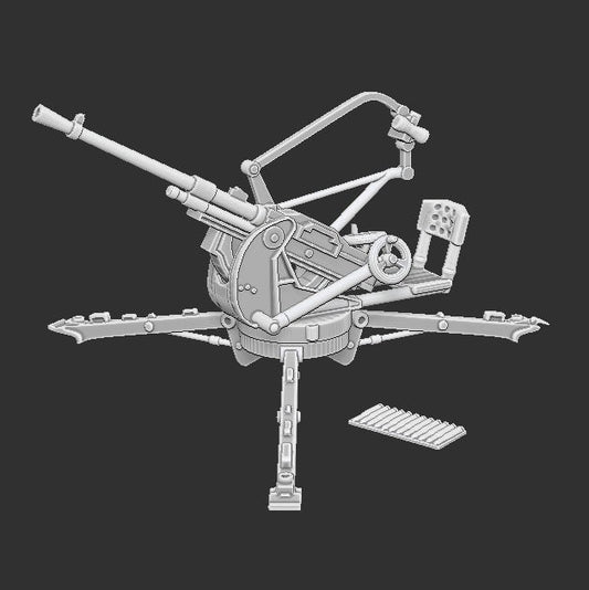 WWII Italian Breda Mod.35 AA Gun Various Scales Historical Wargaming (US tariffs are pre-paid by us)