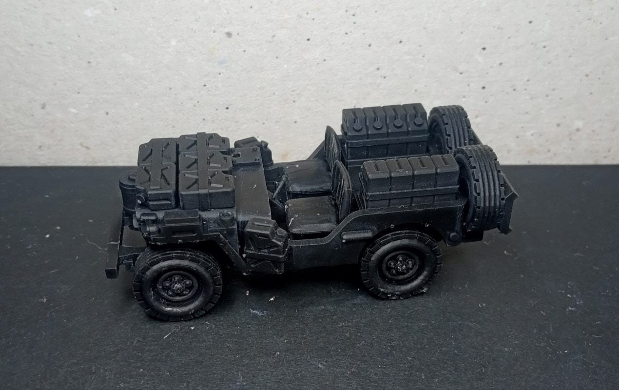 WWII British SAS LRDG Jeep Various Scales Historical Wargaming