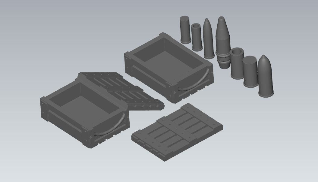 WWII British 8th Army Generic Gun Crew British Various Scales Historical Wargaming