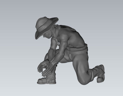 WWII Australian 3 Inch Mortar And Crew (4 models) Various Scales Historical Wargaming