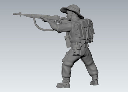 WWII British Chindit Combat Squad (7 models) Various Scales Historical Wargaming