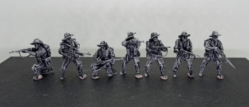 WWII British Chindit Combat Squad (7 models) Various Scales Historical Wargaming (US tariffs are pre-paid by us)