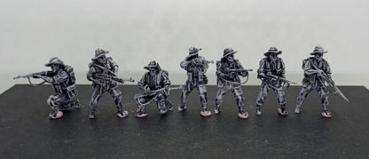 WWII British Chindit Combat Squad (7 models) Various Scales Historical Wargaming (US tariffs are pre-paid by us)