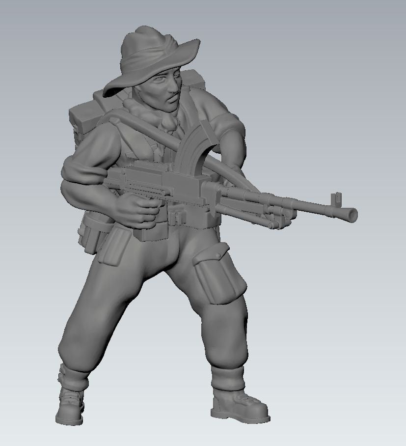 WWII British Chindit Combat Squad (7 models) Various Scales Historical Wargaming